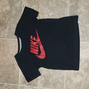 Toddler Boys Nike Black and Red T-Shirt